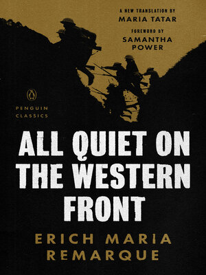 cover image of All Quiet on the Western Front